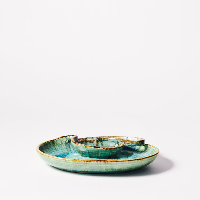 Sm.Oval Chip and Dip Dish