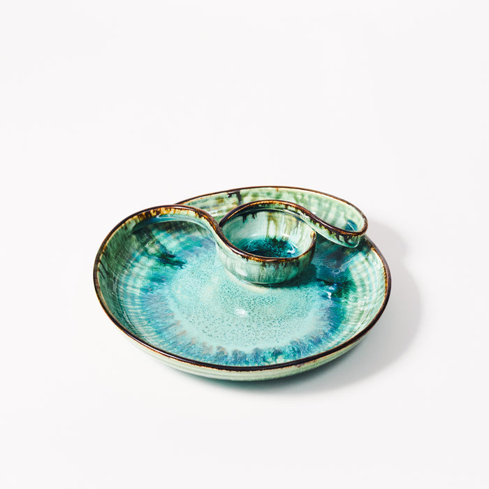 Sm. Round Chip and Dip Dish