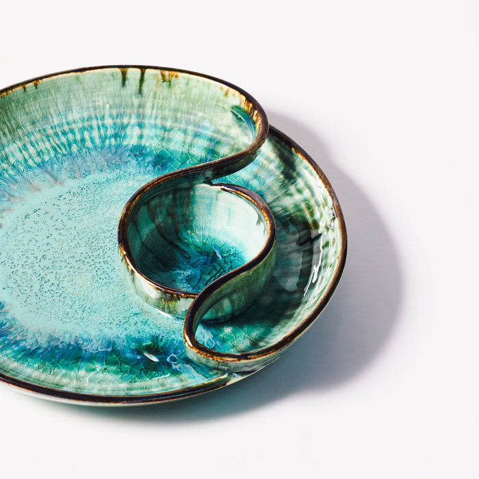 Sm. Round Chip and Dip Dish