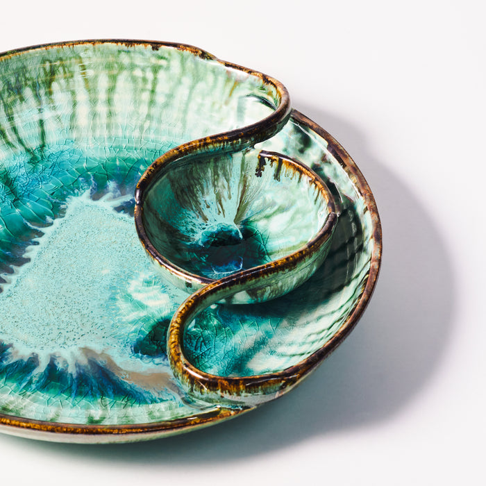 Md. Round Chip and Dip Dish